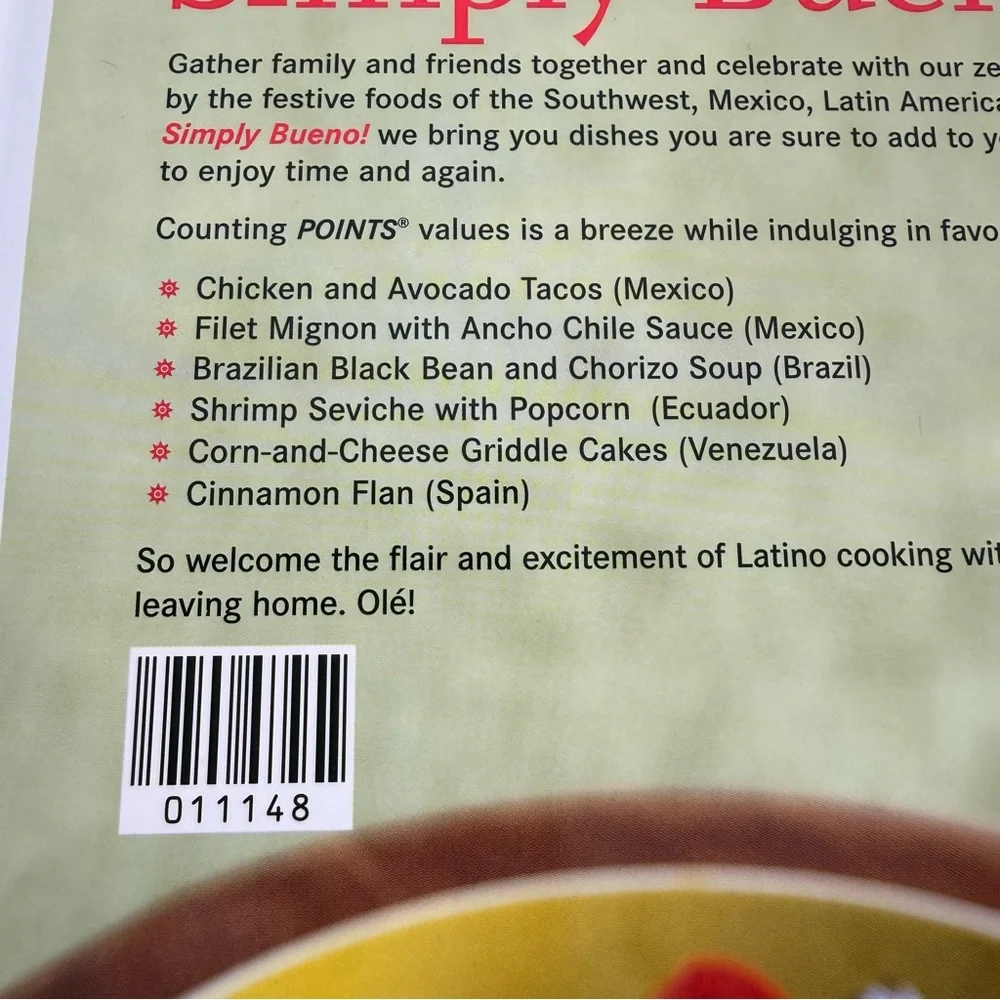 Weight Watchers Simply Bueno Cookbook 150 Recipes Vtg 1996 - Picture 4 of 7